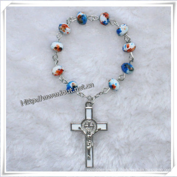 Fashion Beads Finger Rosary and Cross Finger Rosary, New Style Beads Rosary (IO-CE070)